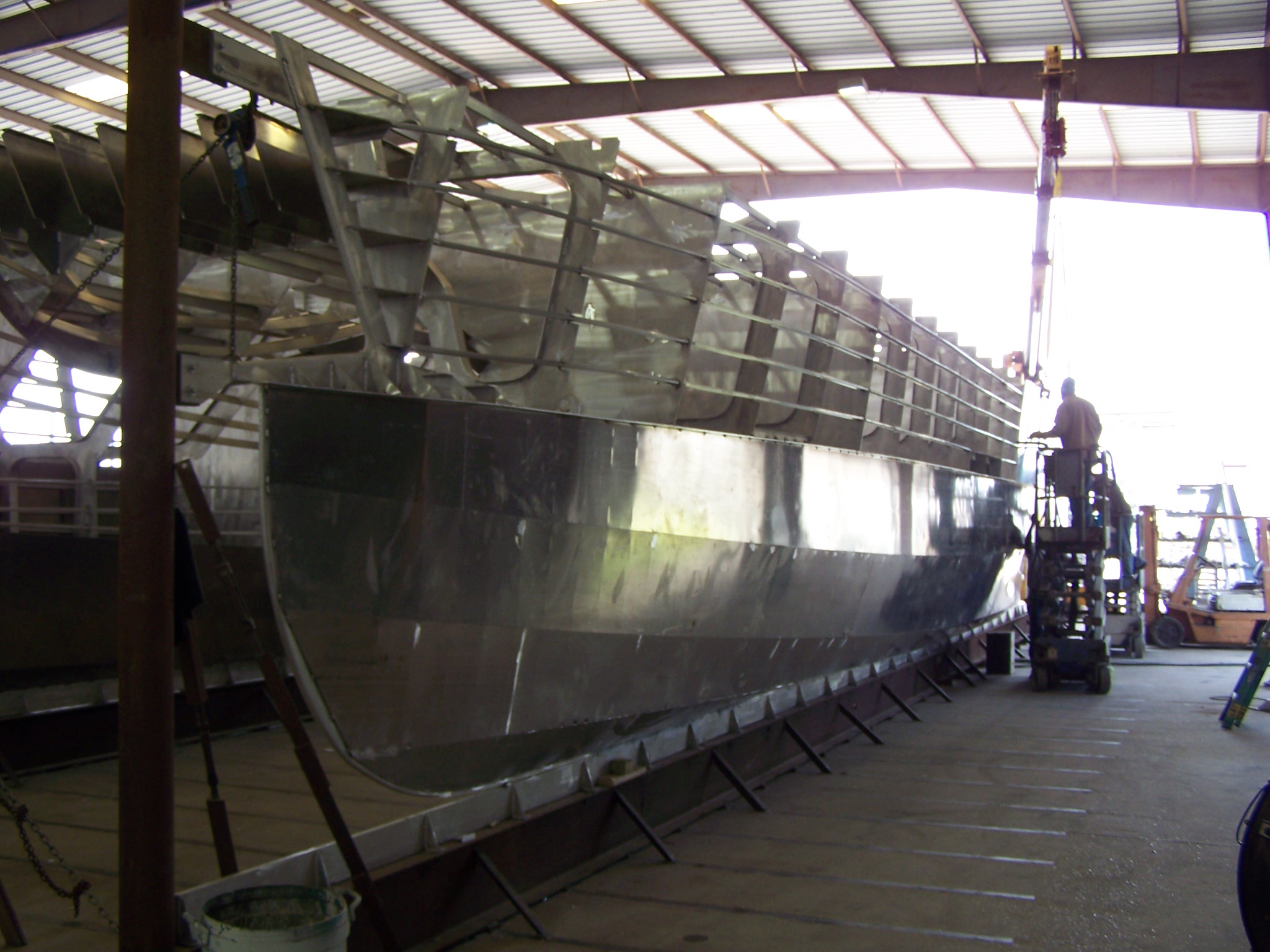 RV Trident Port Bow looking aft 